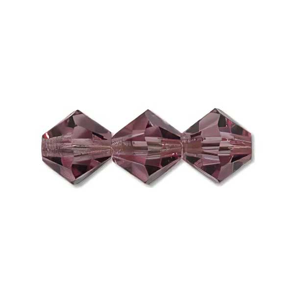 Preciosa 3mm Bicone - Light Amethyst (42)