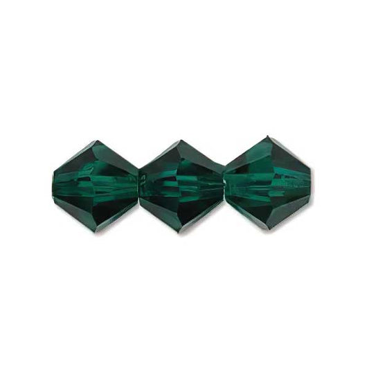 Preciosa 3mm Bicone - Emerald (42)