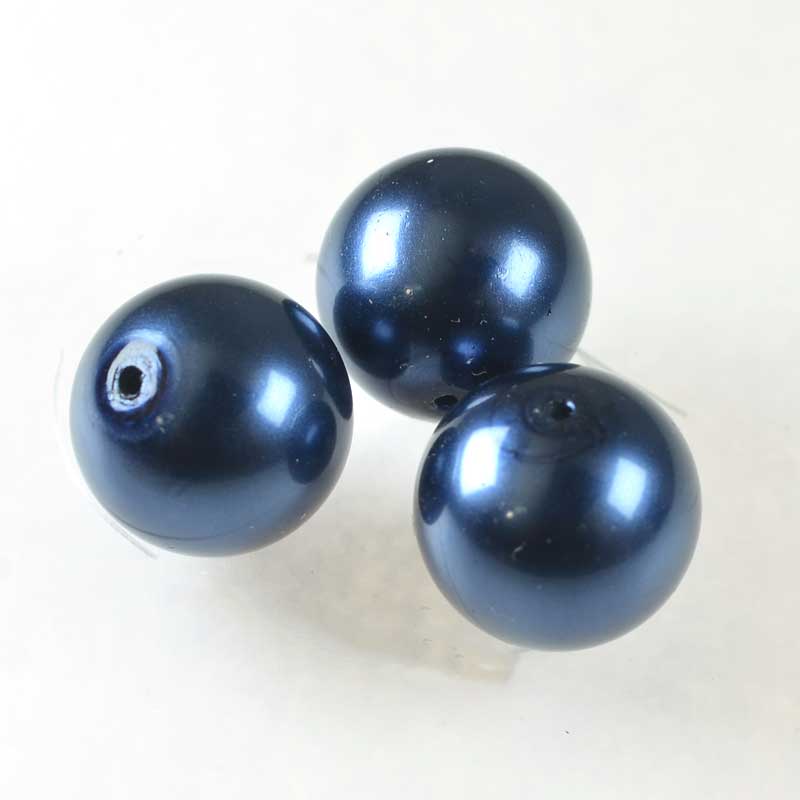 Preciosa (tm) Pearl - 6mm - Round - Blue