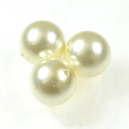 Preciosa (tm) Pearl - 6mm - Round - Light Cream Rose