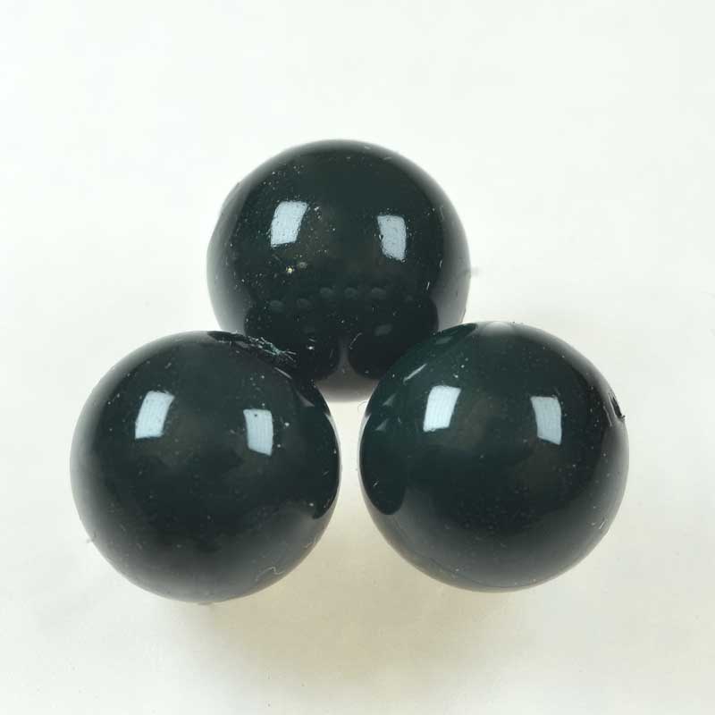 Preciosa (tm) Pearl - 10mm - Round - Malachite