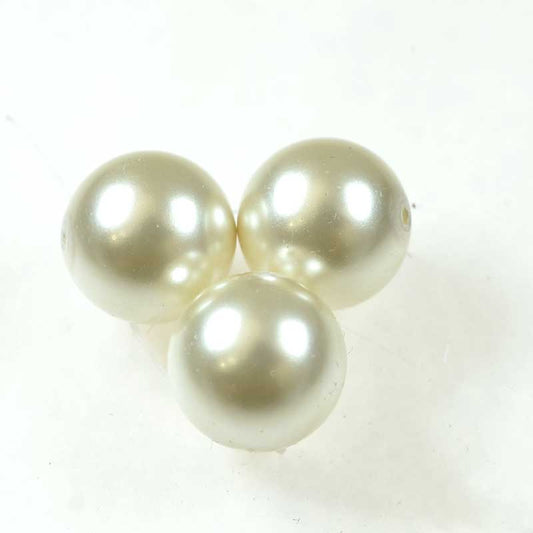 Preciosa (tm) Pearl - 10mm - Round - White
