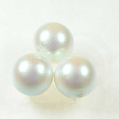 Preciosa (tm) Pearl - 12mm - Round - Pearlescent White