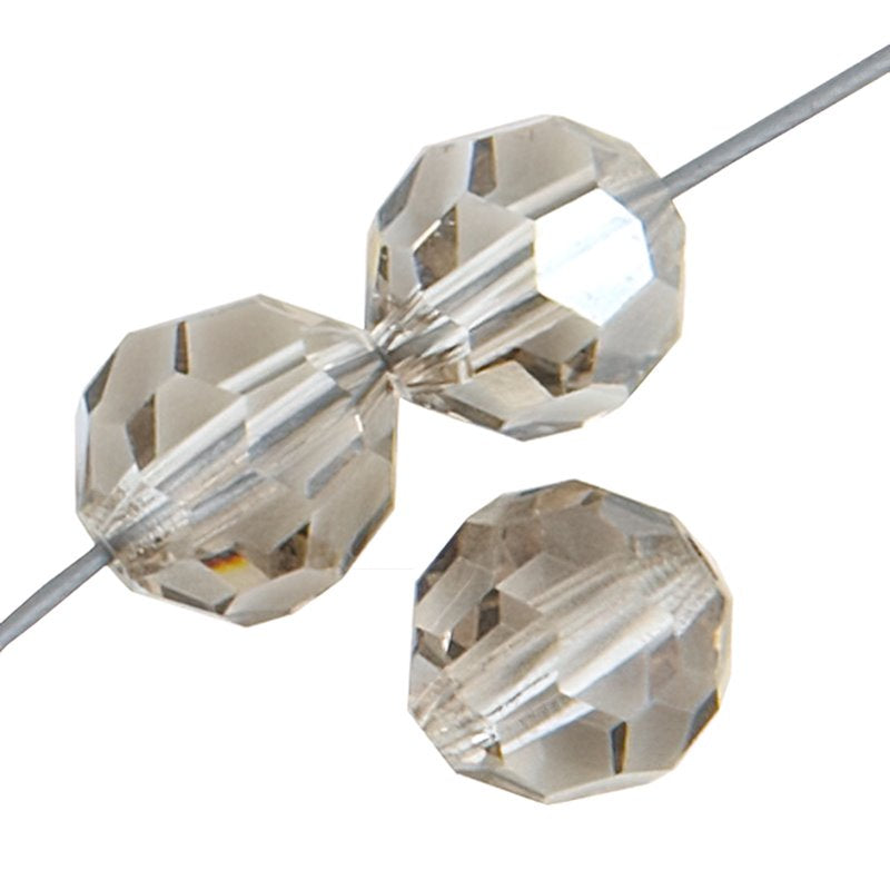 Preciosa Crystal - 3mm Faceted Round - Crystal Velvet (40)