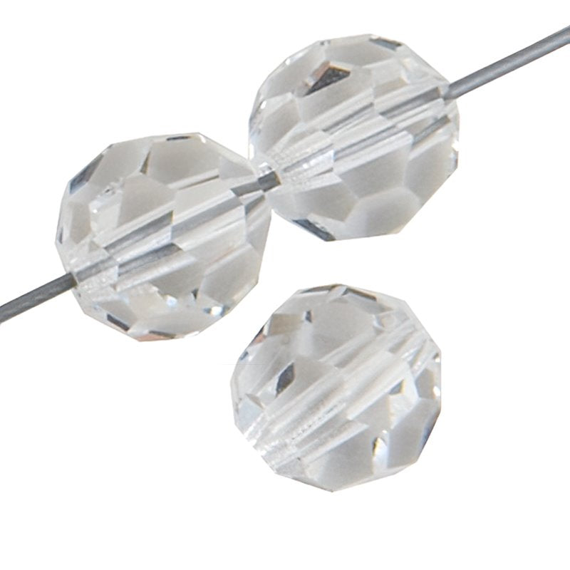 Preciosa Crystal - 5mm Faceted Round - Crystal (32)