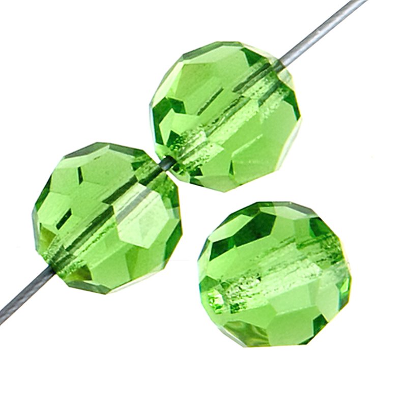 Preciosa Crystal - 5mm Faceted Round - Peridot (32)