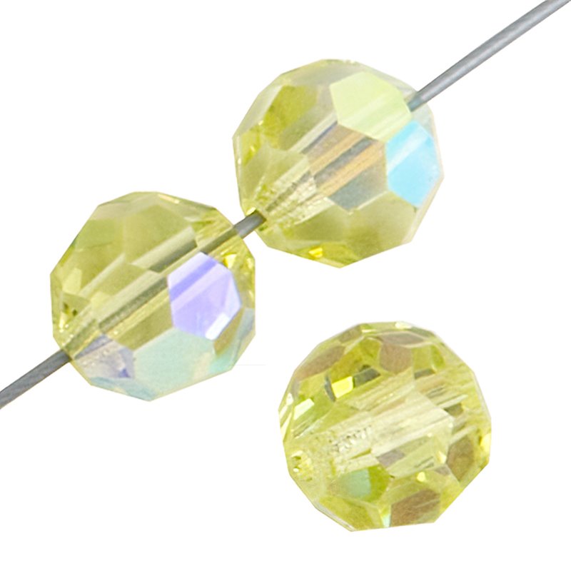 Preciosa Crystal - 6mm Faceted Round - Jonquil AB (36)