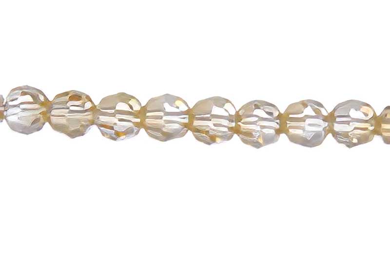 Preciosa Crystal - 4mm Faceted Round - Blond Flare (31)