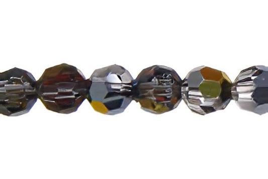 Preciosa Crystal - 6mm Faceted Round - Marea Halfcoat (21)