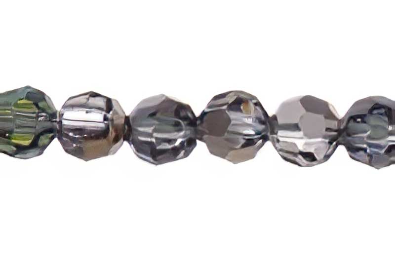 Preciosa Crystal - 6mm Faceted Round - Sahara Half-coat (21)