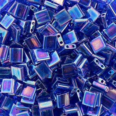 Miyuki -  Tila - Ocean Blue Transparent AB (50g)