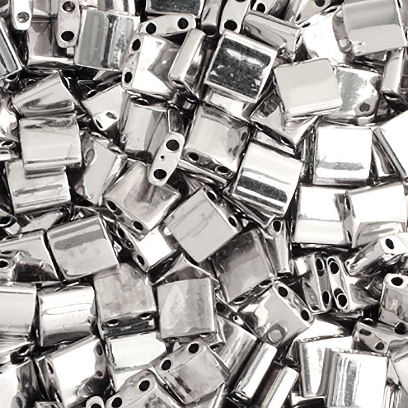 Miyuki -  Tila - Opaque Metallic Silver (5g)