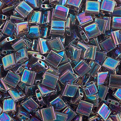 Miyuki -  Tila - Chocolate Brown Transparent AB (50g)