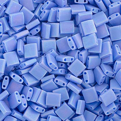 Miyuki -  Tila - Light Lapis Blue Opaque AB Matte (50g)