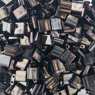 Miyuki -  Tila - Brown Opaque Iris Metallic (50g)