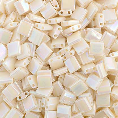 Miyuki -  Tila - Ivory Opaque AB (50g)