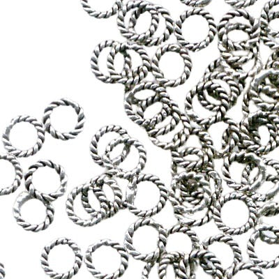Sterling Findings - Rope Rings - Sterling (10)