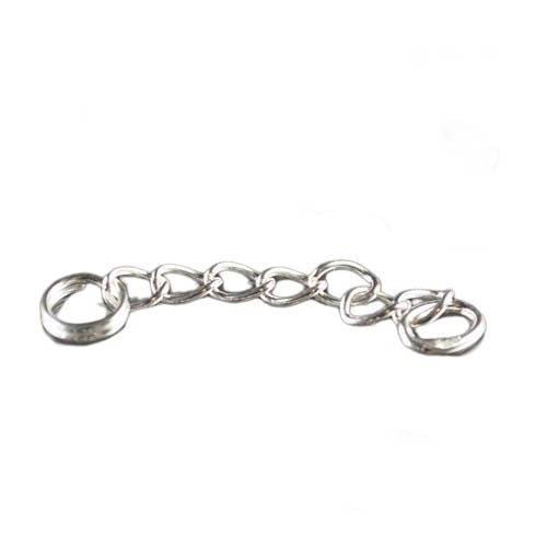 Chain Extender - 1in - with Split ring - Sterling