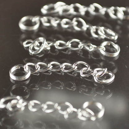 Chain Extender - 1in - with Droplet - Sterling