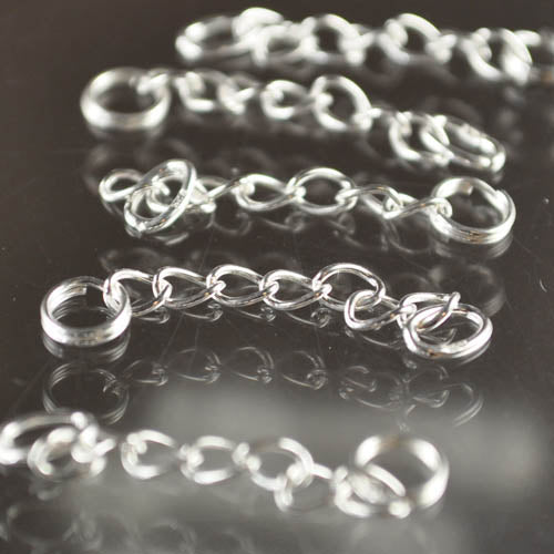 Chain Extender - 1in - with Droplet - Sterling