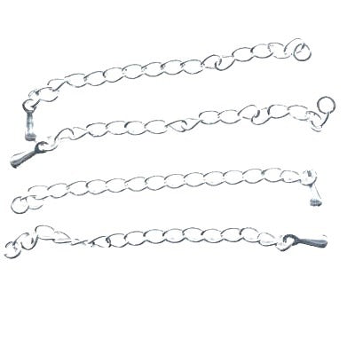 Chain Extender - 1in - with Droplet - Sterling