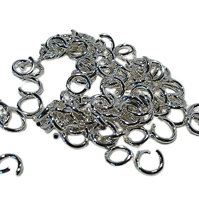 Jump Rings Open - 5mm / 18ga - Sterling (5 grams)