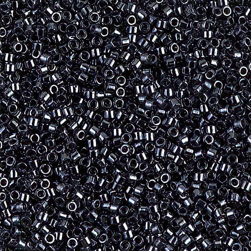 Delica Beads 11/0 - db0001b250 - Gunmetal 250g