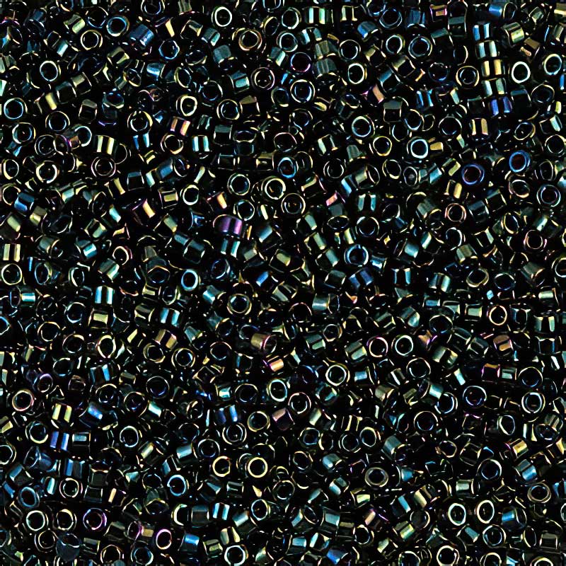 Delica 11/0 Beads - db0003 - Green Iris 5.2g