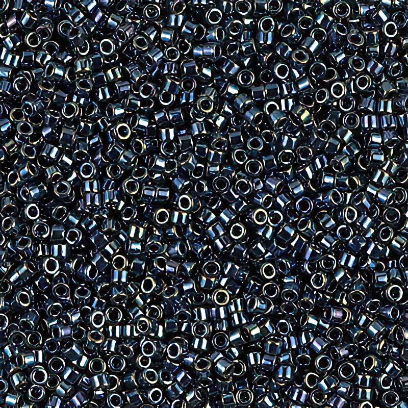 Delica 11/0 Beads - db0006 - Gunmetal Iris 5.2g