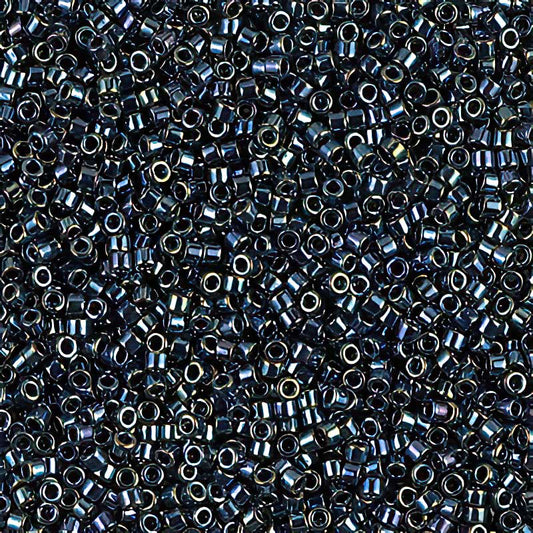 Delica Beads 11/0 - db0006b - Gunmetal Iris 50g