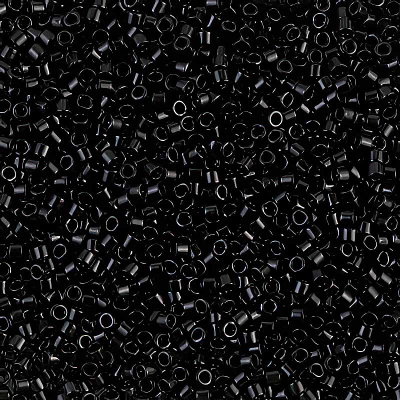 Delica Beads 11/0 - db0010b250 - Black 250g