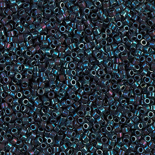 Delica Beads 11/0 - db0025b - Metallic Blue Iris 50g