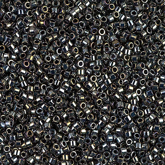 Delica Beads 11/0 - db0026b - Metallic Steel Iris 50g