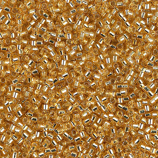 Delica Beads 11/0 - db0042b250 - Silver Lined Gold 250g