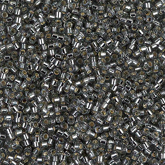 Delica Beads 11/0 - db0048b - Silver Lined Grey 50g