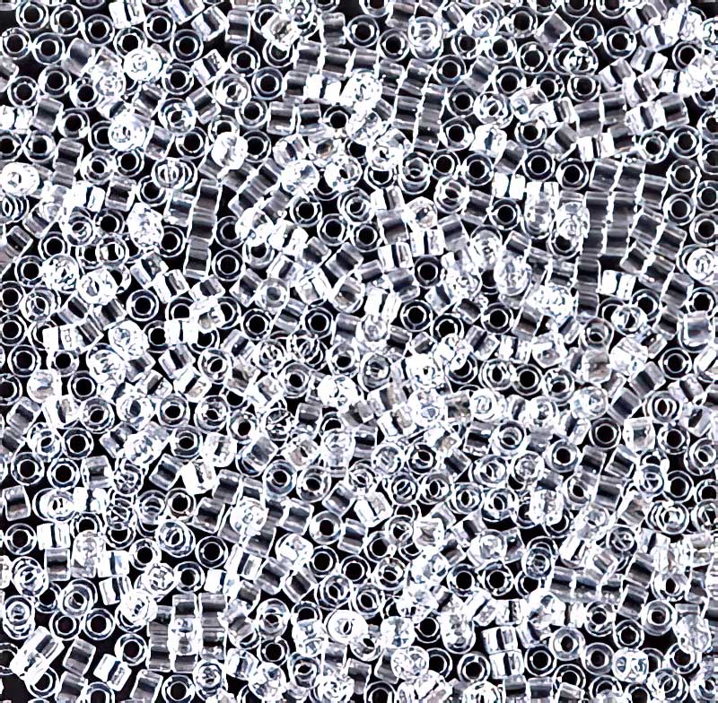 Delica Beads 11/0 - db0050b - Crystal Luster 50g