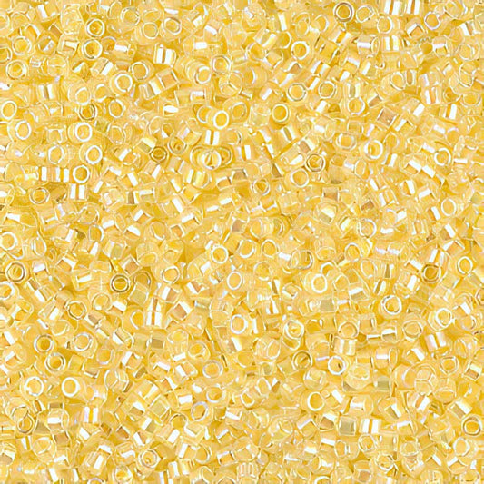 Delica Beads 11/0 - db0053b - Pale Yellow Lined 50g