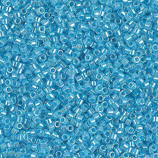 Delica Beads 11/0 - db0057b - Lined Sky Blue AB 50g