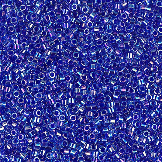 Delica Beads 11/0 - db0063b - Lined Blue Violet AB 50g
