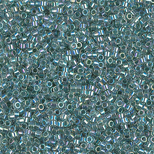 Delica 11/0 Beads - db0084 - Lined Sea Foam AB 5.2g