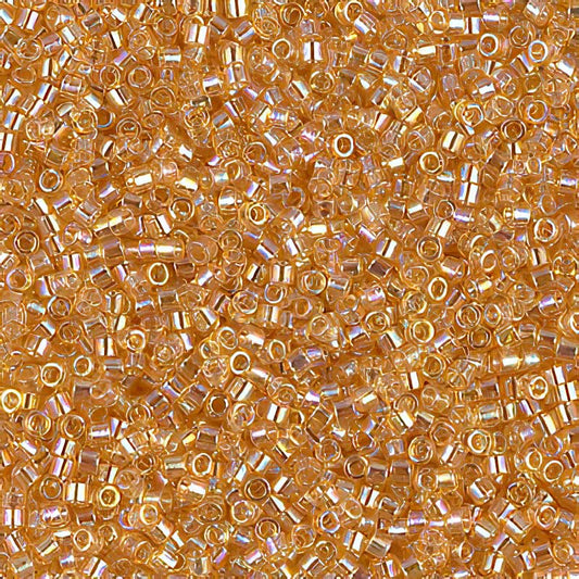 Delica 11/0 Beads - db0100 - Transparent Light Amber AB 5g