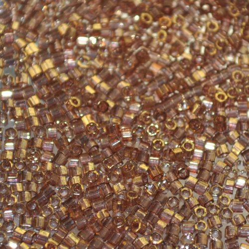 Delica 11/0 Hex-cut Beads - db0115c - Topaz Gold Luster 7.6g