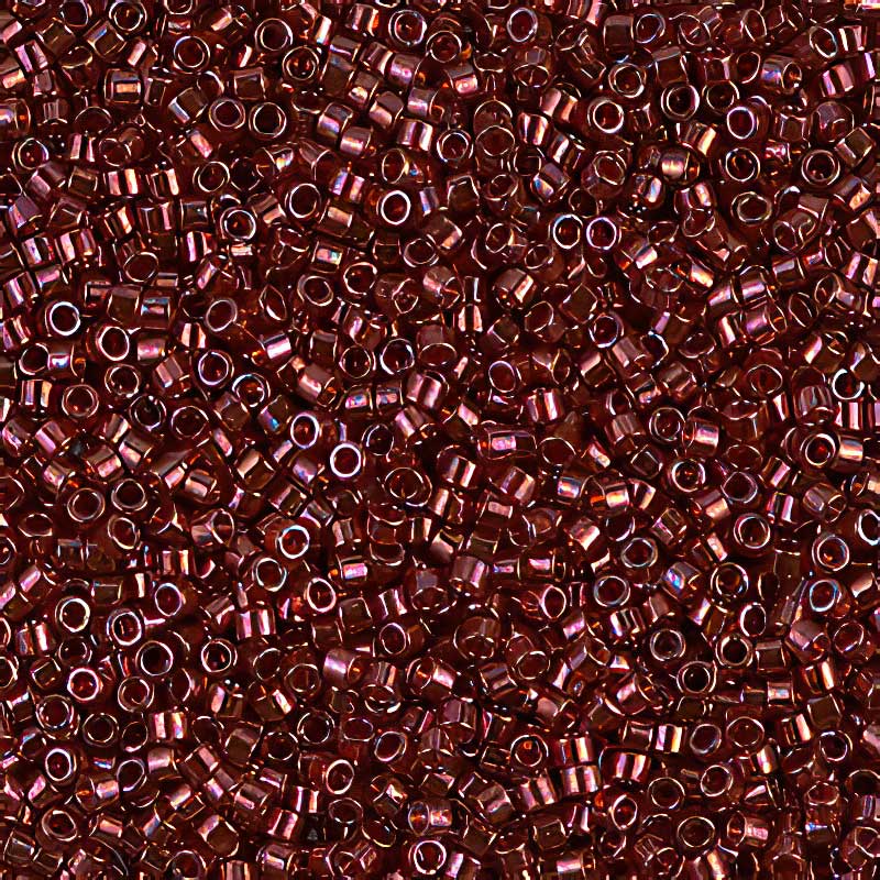 Delica 11/0 Beads - db0116 - Transparent Lustre Red Metallic 5.2g