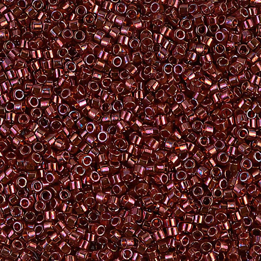 Delica Beads 11/0 - db0116b - Transparent Lustre Red Metallic 50g