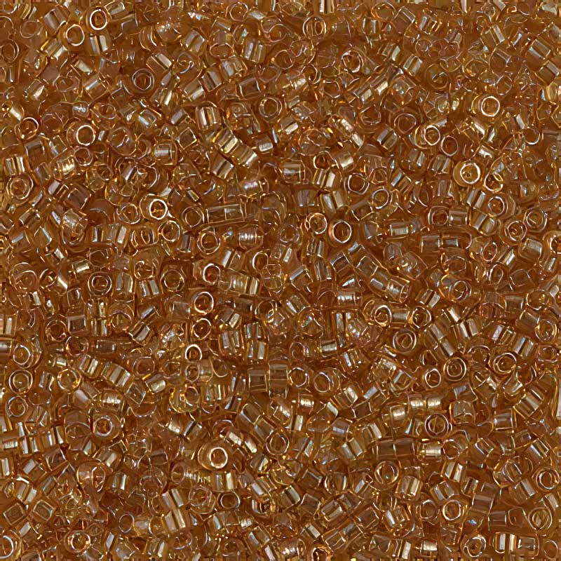 Delica Beads 11/0 - db0118b - Transparent Amber Lustre 50g