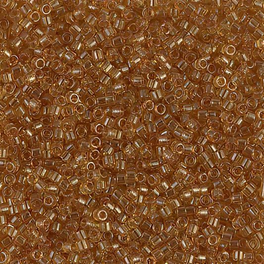 Delica Beads 11/0 - db0118b - Transparent Amber Lustre 50g