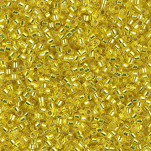 Delica Beads 11/0 - db0145b - Silver lined Yellow 50g