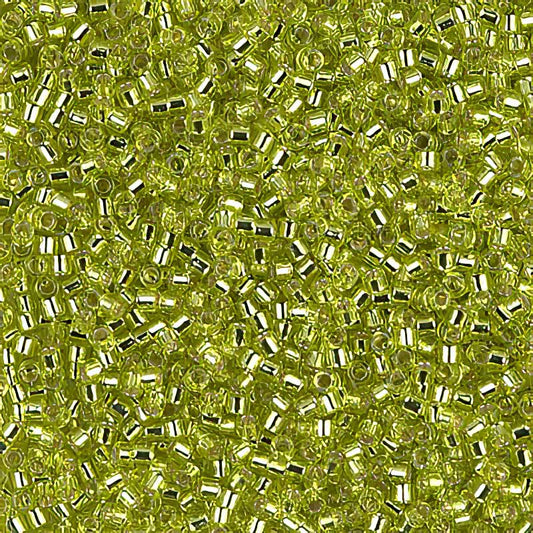 Delica 11/0 Beads - db0147 - Silver Lined Chartreuse 5.2g