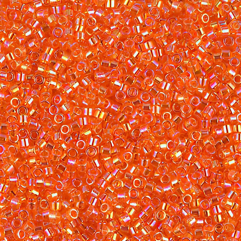 Delica 11/0 Beads - db0151 - Orange Crush AB 5.2g