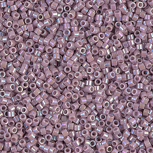 Delica 11/0 Beads - db0158 - Opaque Lilac AB 5.2g